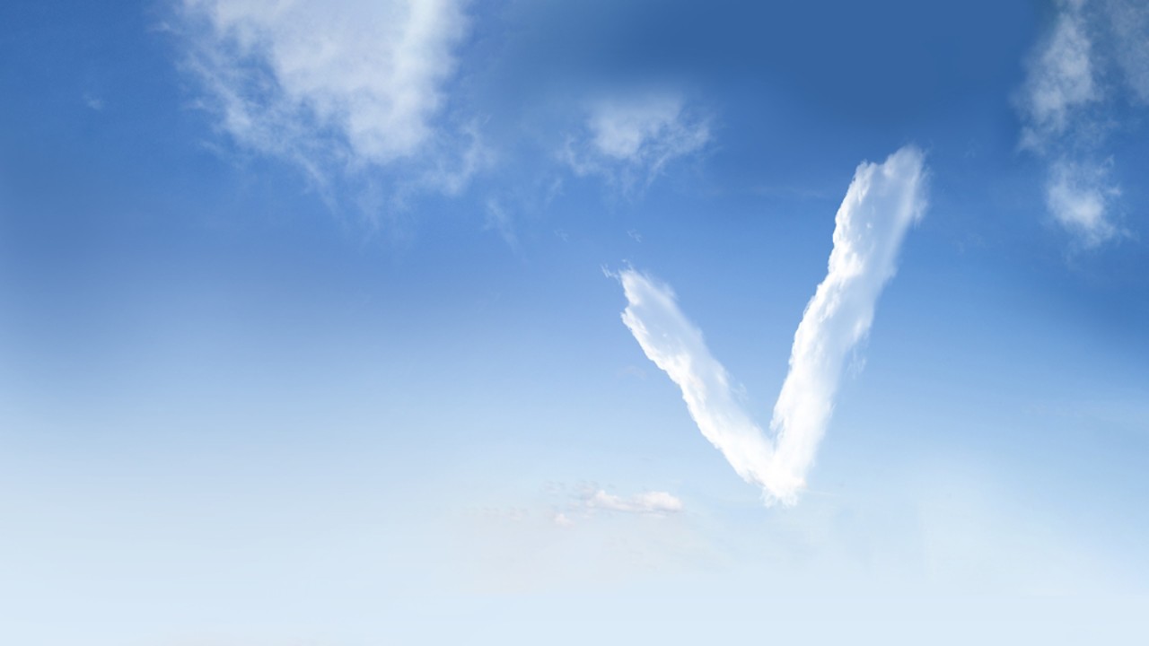 Clouds  V-sign